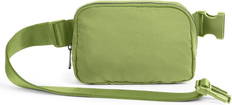 ODODOS Unisex Mini Belt Bag with Adjustable Strap Small Fanny Pack for Workout Running Traveling Hiking, Olive - Image 3